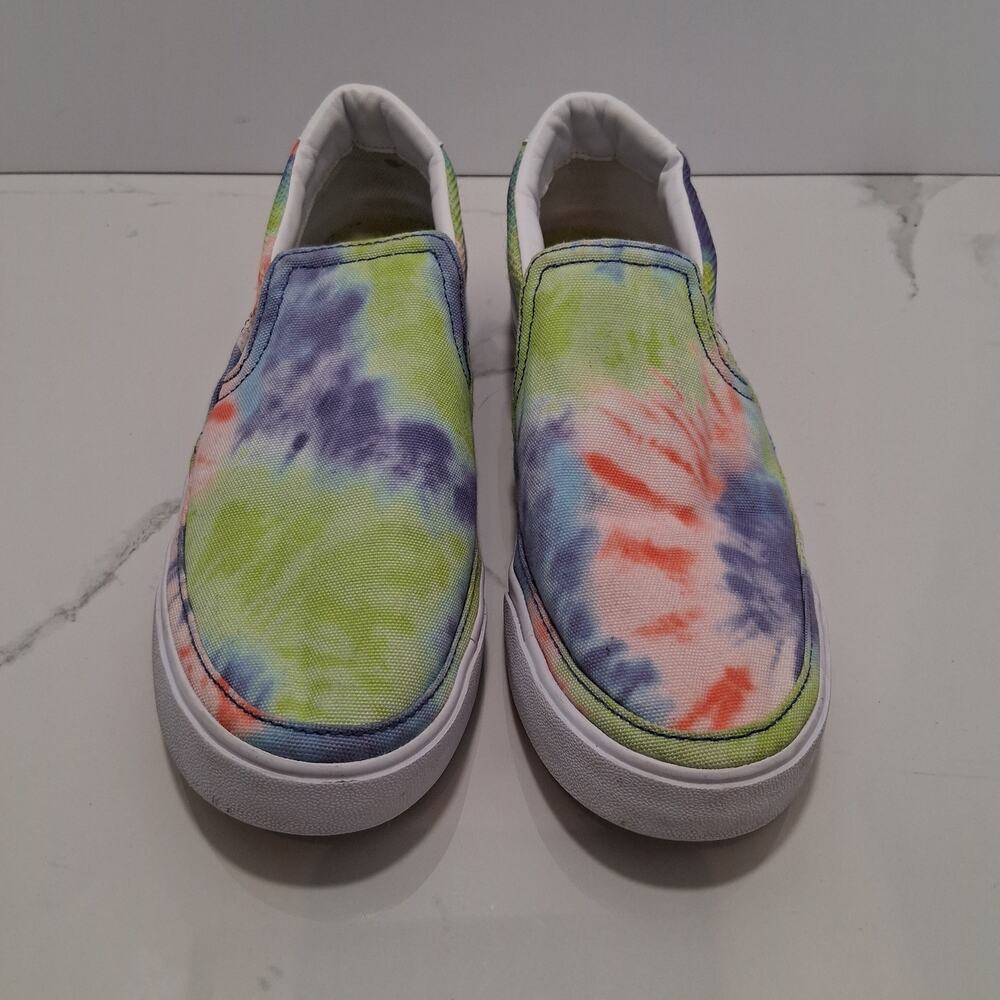 Nike Court Legacy Multicolor Tie Dye Print Slip On Casual Spring Women Size-10